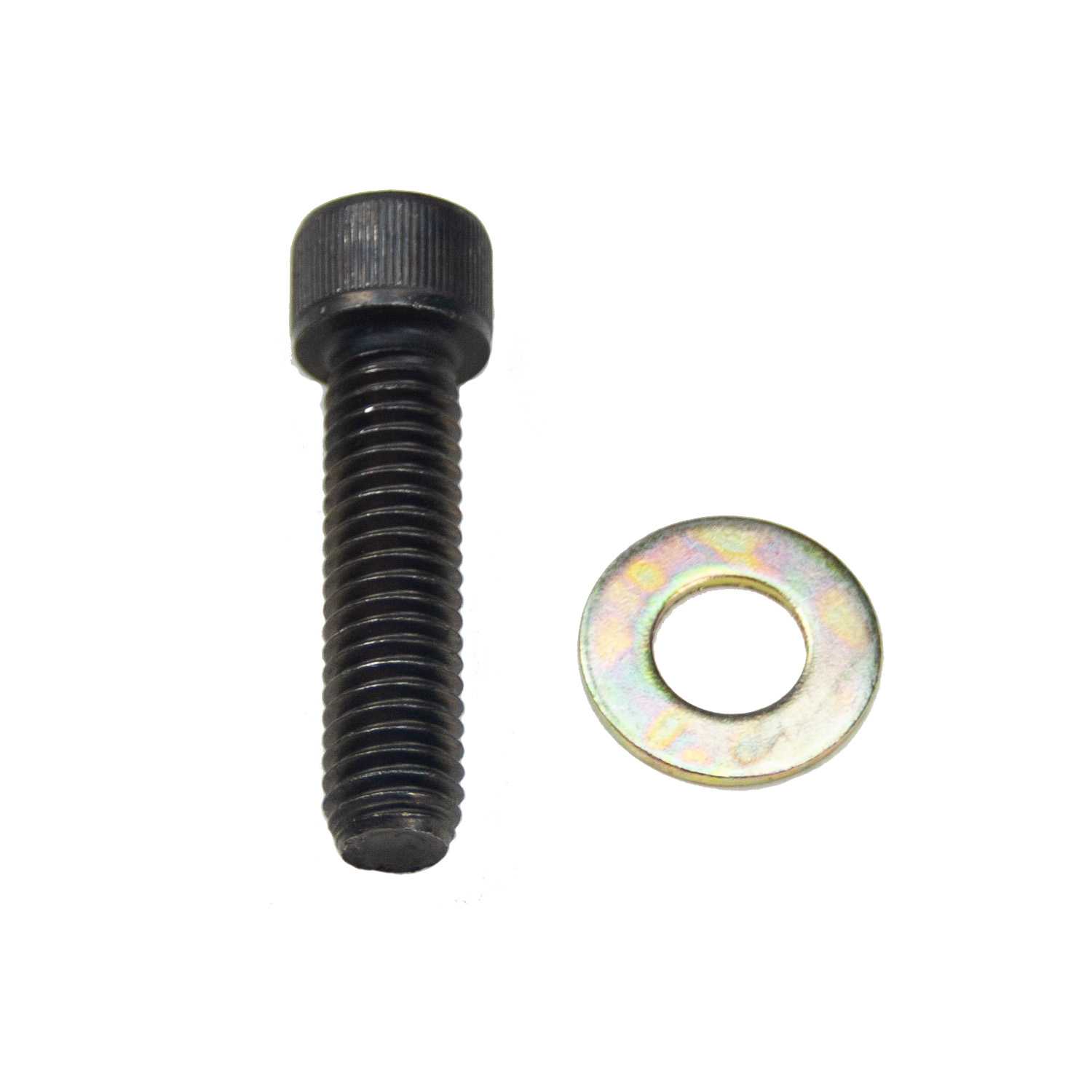 Power Products, Distributor Hold Down Bolt w/ Washer, Oldsmobile 260-455, Allen Head, Black Oxide