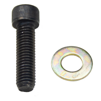 Power Products, Distributor Hold Down Bolt w/ Washer, Oldsmobile 260-455, Allen Head, Black Oxide