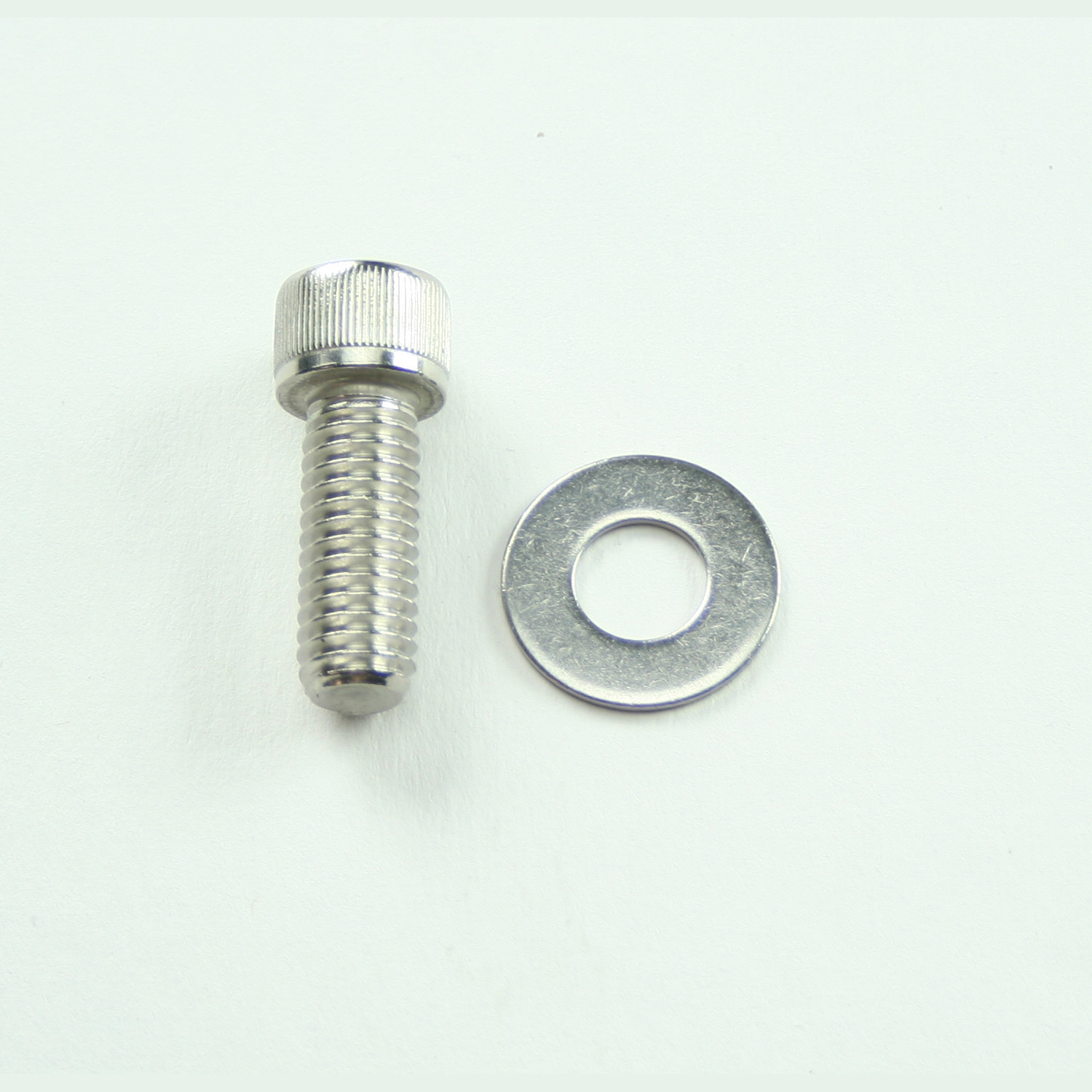Power Products,Distributer Hold Down Bolts w/ Washers, Allen Head, Chev SB/Vortec/BB, Stainless Steel