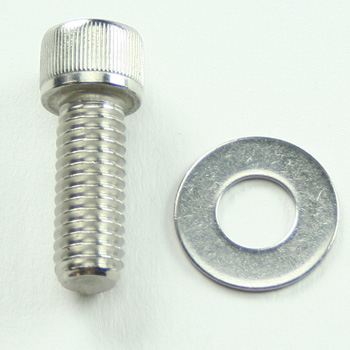 Power Products,Distributer Hold Down Bolts w/ Washers, Allen Head, Chev SB/Vortec/BB, Stainless Steel