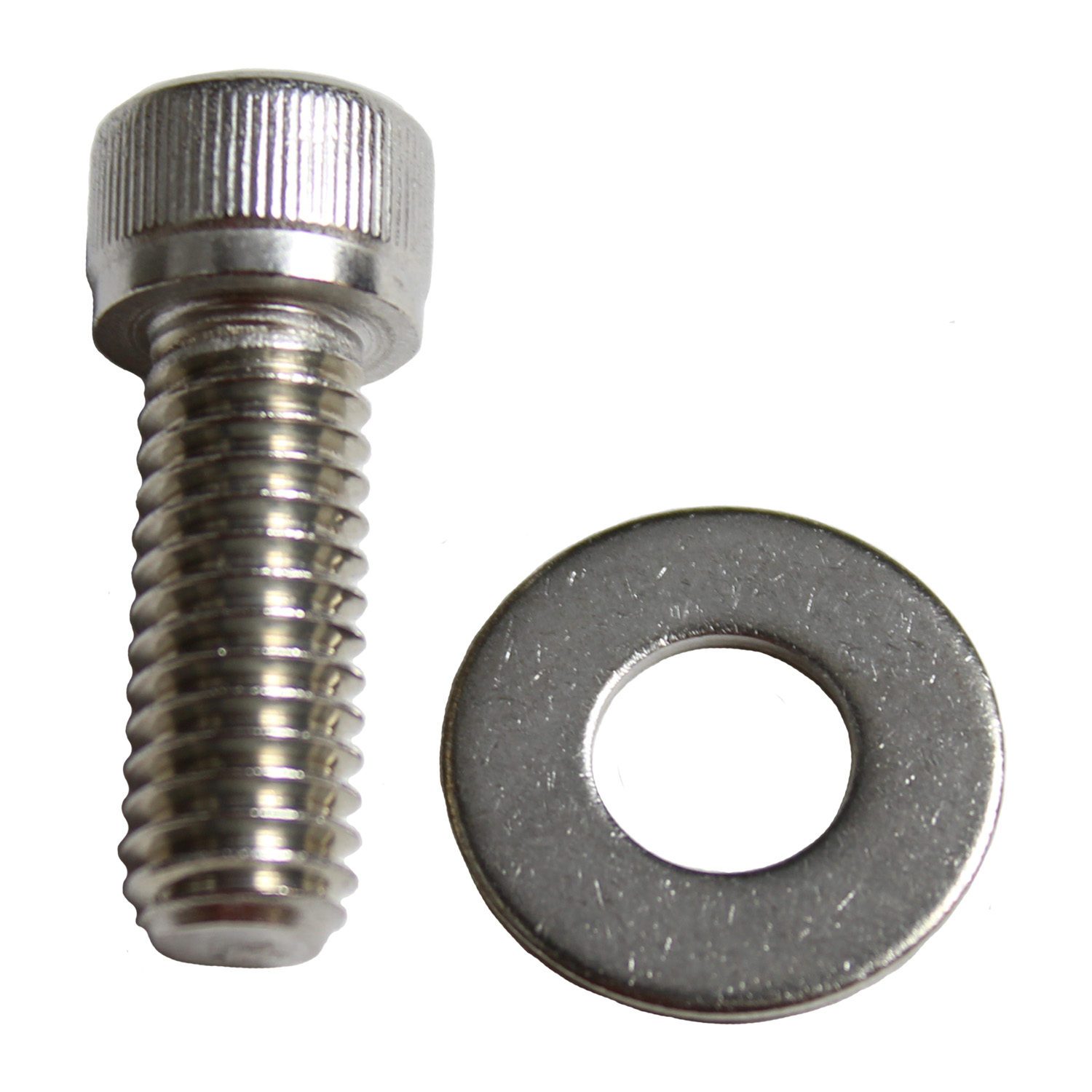 Power Products, Distributor Hold Down Bolt w/ Washer, For 260-302/5.0L, 351W/5.8L, 351C/M/400, FE, 429-460, Stainless
