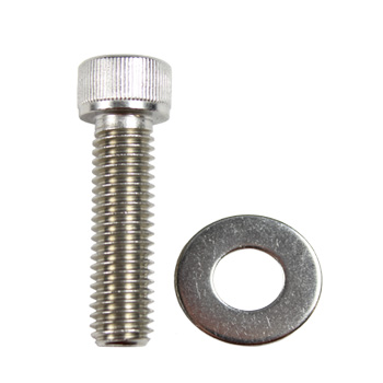 Power Products, Distributor Hold Down Bolt w/ Washer, Oldsmobile 260-455, Allen Head, Stainless Steel