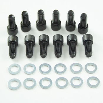 Power Products, Allen Head Header Bolts w/ Washers, Chev SB/Chrysler BB/Pontiac V8, 3/8