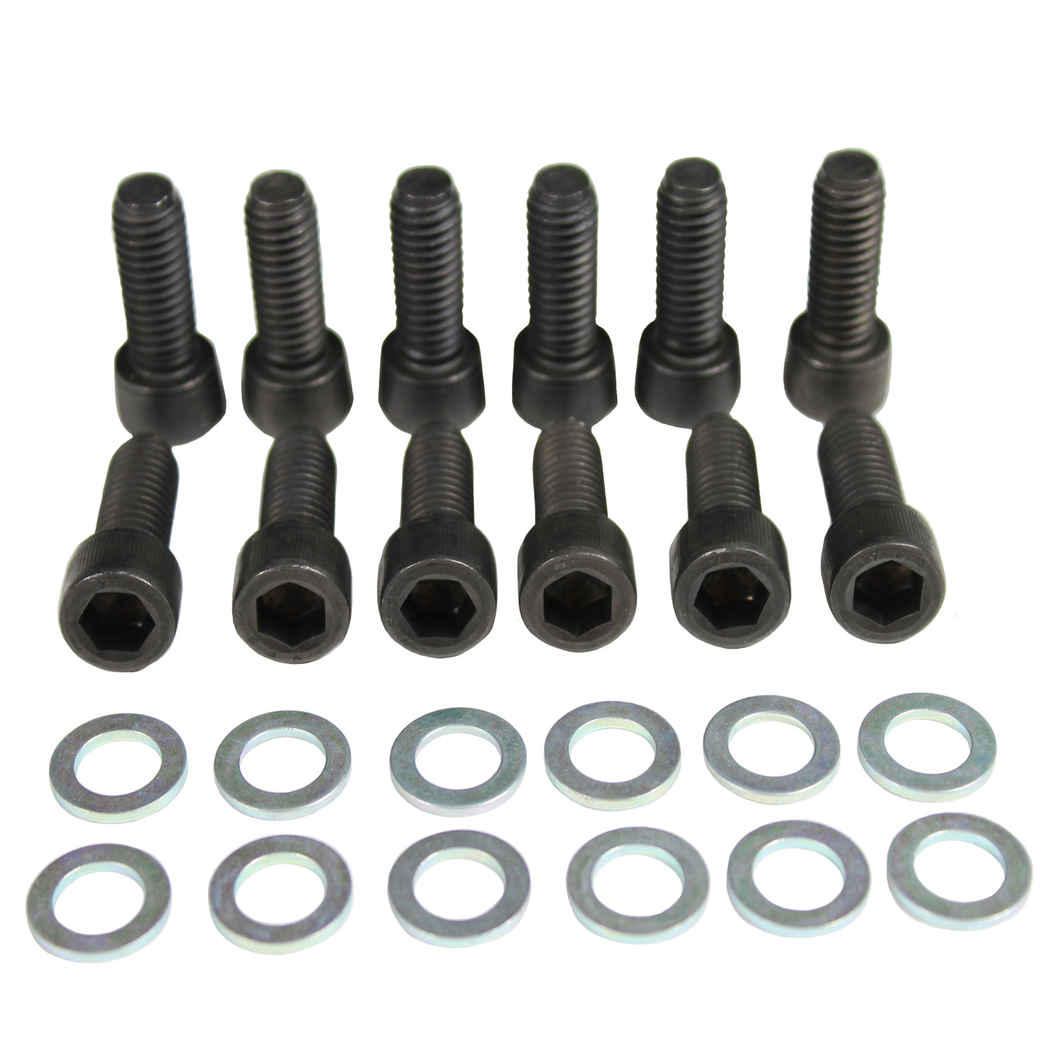 Power Products, Allen Head Header Bolts w/ Washers, Chev SB/Chrysler BB/Pontiac V8 3/8