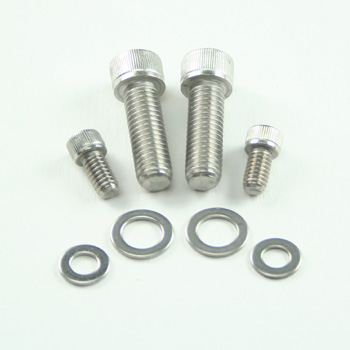 Power Products, Fuel Pump Bolt Kit w/ Washers, Chev SB, Allen Head, Stainless Steel