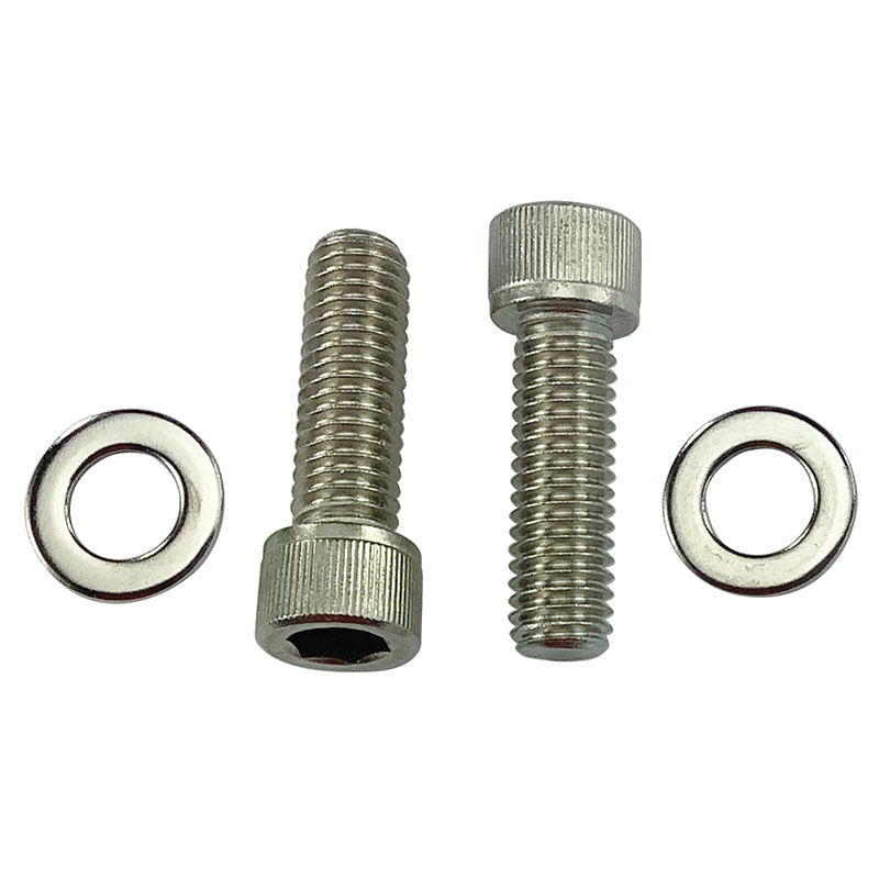 Power Products, Fuel Pump Bolt Kit w/ Washers, Chev BB/Ford SB 260-351W & FE/429-460, Allen Head, Stainless Steel