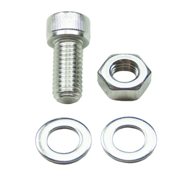Power Products, Fuel Pump Bolt Kit, Oldsmobile V8, 1 Bolt & 1 Nut, Allen Head, Stainless Steel