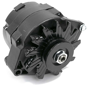 Power Products High Output 1-Wire Alternator, GM, 100 amp, 10si Case, Black
