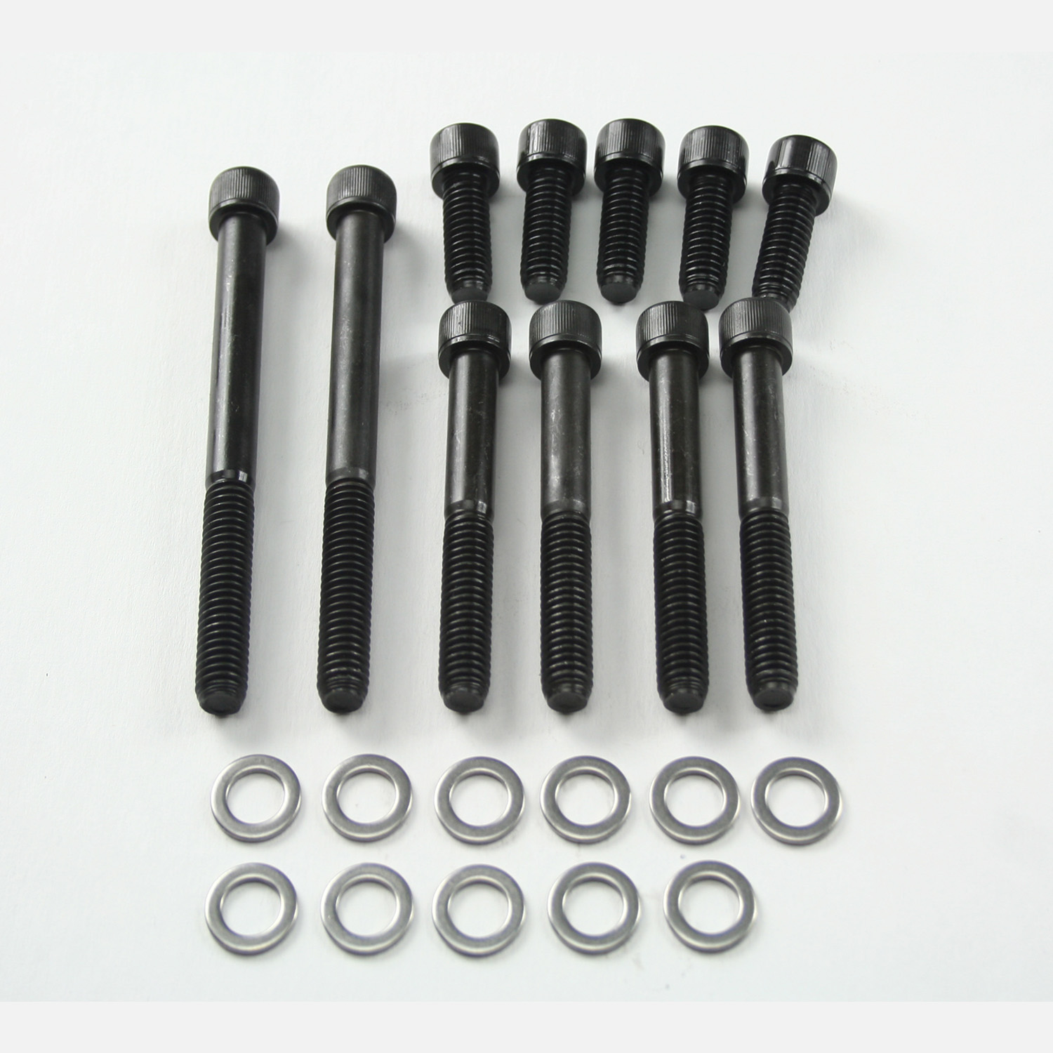 Power Products, Water Pump Allen Head Bolts w/ Washers, Dodge/Chrysler Big Block, Black Oxide, Set of 11