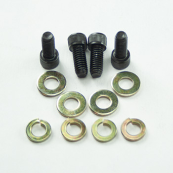 Power Products, Water Pump Pulley Bolts w/ Washers, Dodge/Chrysler, Oldsmobile V8, Black Oxide