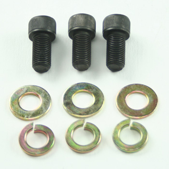 Power Products, Crankshaft Pulley Bolts w/ Washers, Chev SB/BB, 3/8