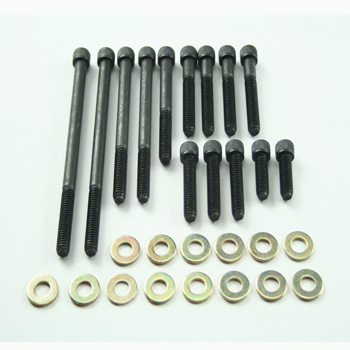 Power Products, Water Pump/Front Cover Allen Head Bolt Kit, Ford 260-302/351W, Black Oxide