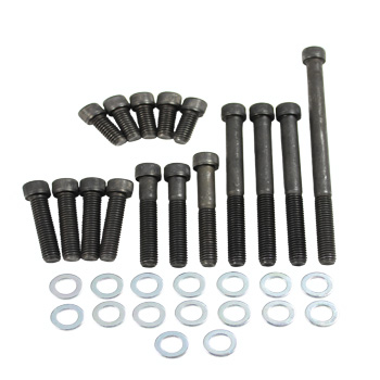 Power Products, Water Pump/Front Cover Allen Head Bolt Kit, Ford 260-302/351W, Black Oxide