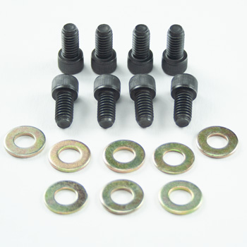 Power Products, Valve Cover Allen Head Bolts w/ Washers, Chev SB, Black Oxide