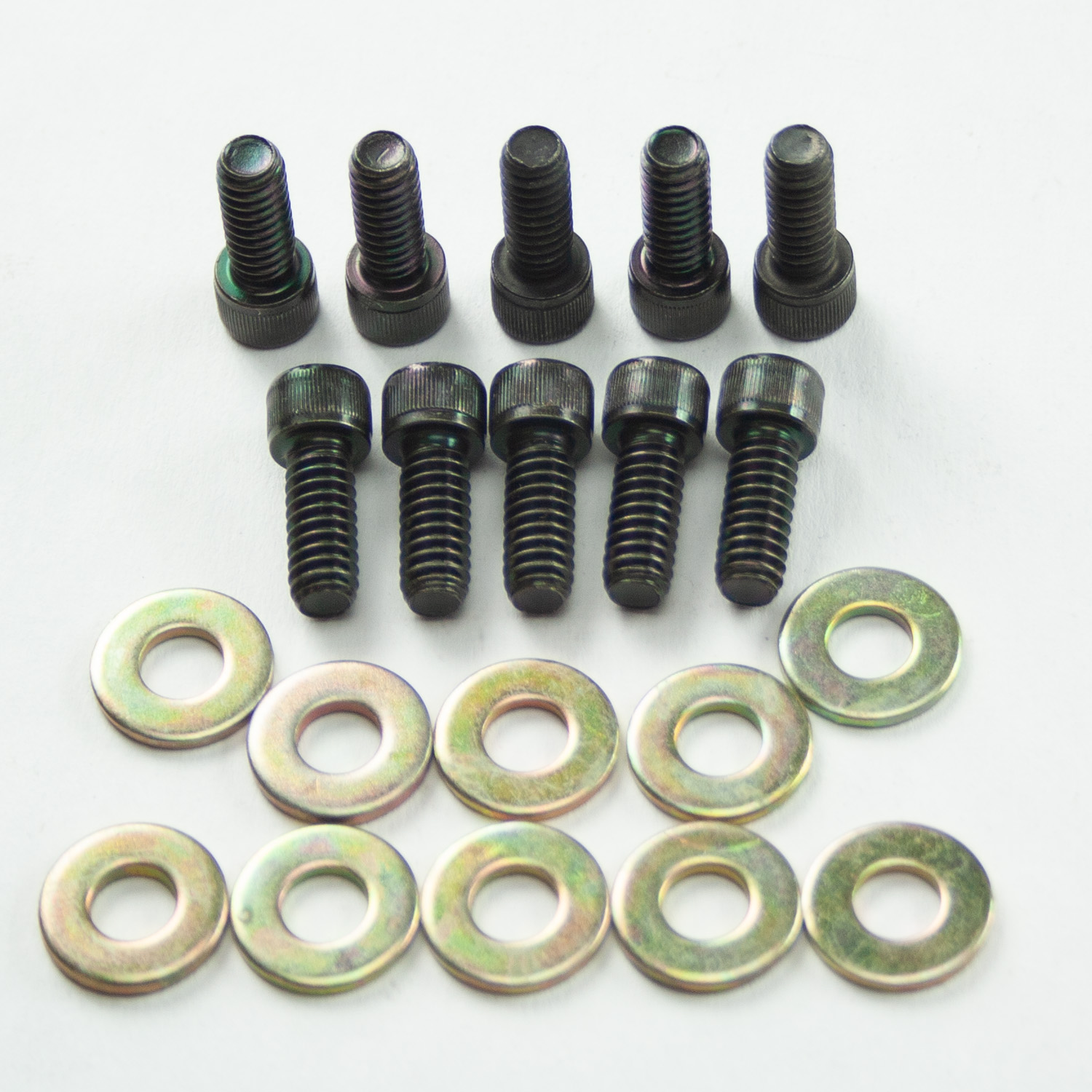 Power Products, Valve Cover Allen Head Bolts w/ Washers, Dodge/Chrysler SB, Black Oxide