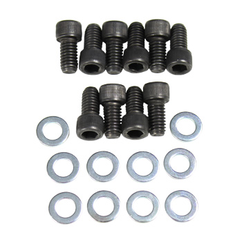 Power Products, Valve Cover Allen Head Bolts w/ Washers, Ford FE, Black Oxide, Each