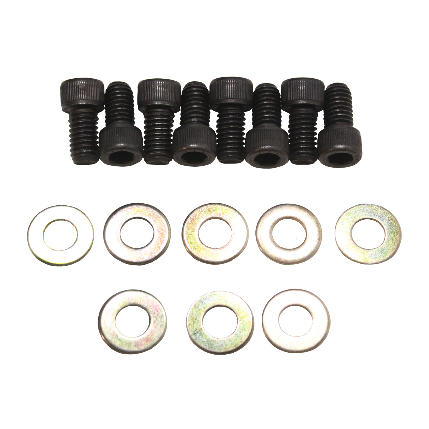 Power Products, Valve Cover Allen Head Bolts w/ Washers, Pontiac 326-455, Black Oxide