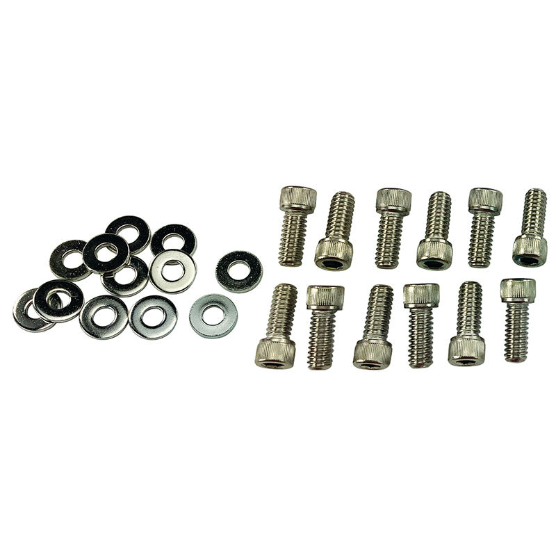 Power Products, Valve Cover Allen Head Bolts w/ Washers, Oldsmobile 260-455, Stainless Steel