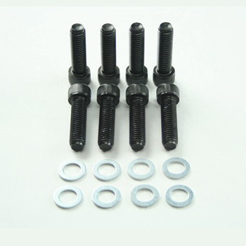 Power Products, Intake Bolts w/ Washers, Dodge/Chrysler BB, Black Oxide, Set of 8