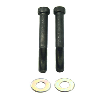Power Products, Lifter Valley Cover Bolts w/ Washers, Pontiac 326-455, Allen Head, Black Oxide, Set of 2