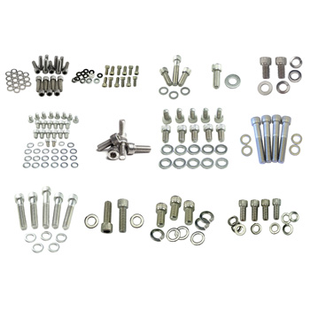 Power Products, Engine & Accessory Fastener Kit, Chev BB, Allen Head, Stainless Steel