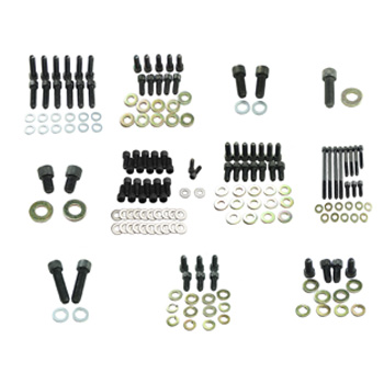 Power Products, Engine & Accessory Fastener Kit, Dodge/Chrysler SB, Allen Head, Black Oxide
