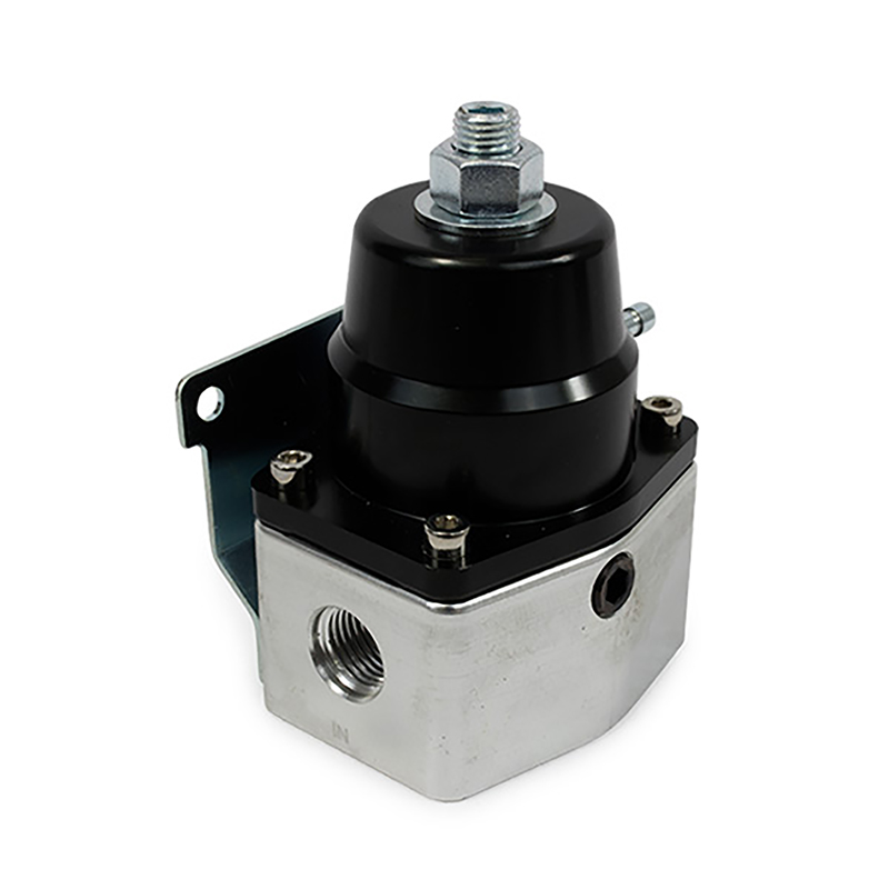 TSP, EFI Billet Aluminum Fuel Pressure Bypass Regulator, 40-75 PSI, -6 AN O-Ring Port