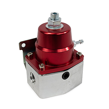 TSP, EFI Billet Aluminum Fuel Pressure Bypass Regulator, 40-75 PSI, -6 AN O-Ring Port