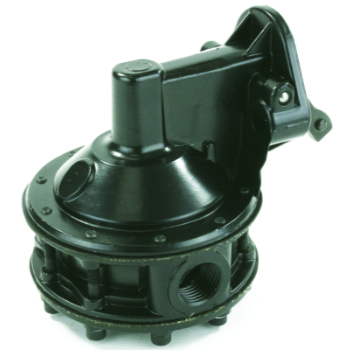 Power Products, High Volume 6-Valve Mechanical Fuel Pump, Chevrolet Small Block, 12 PSI, 130+ GPH, Black, Sold as Each