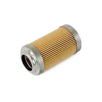 Power Products, Billet Inline Fuel Replacement Filter, 10 Micron, Sold as Each