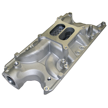 Power Products Dual Plane Intake Manifold, Ford 289-302, Satin Finish, 1000-6000 RPM
