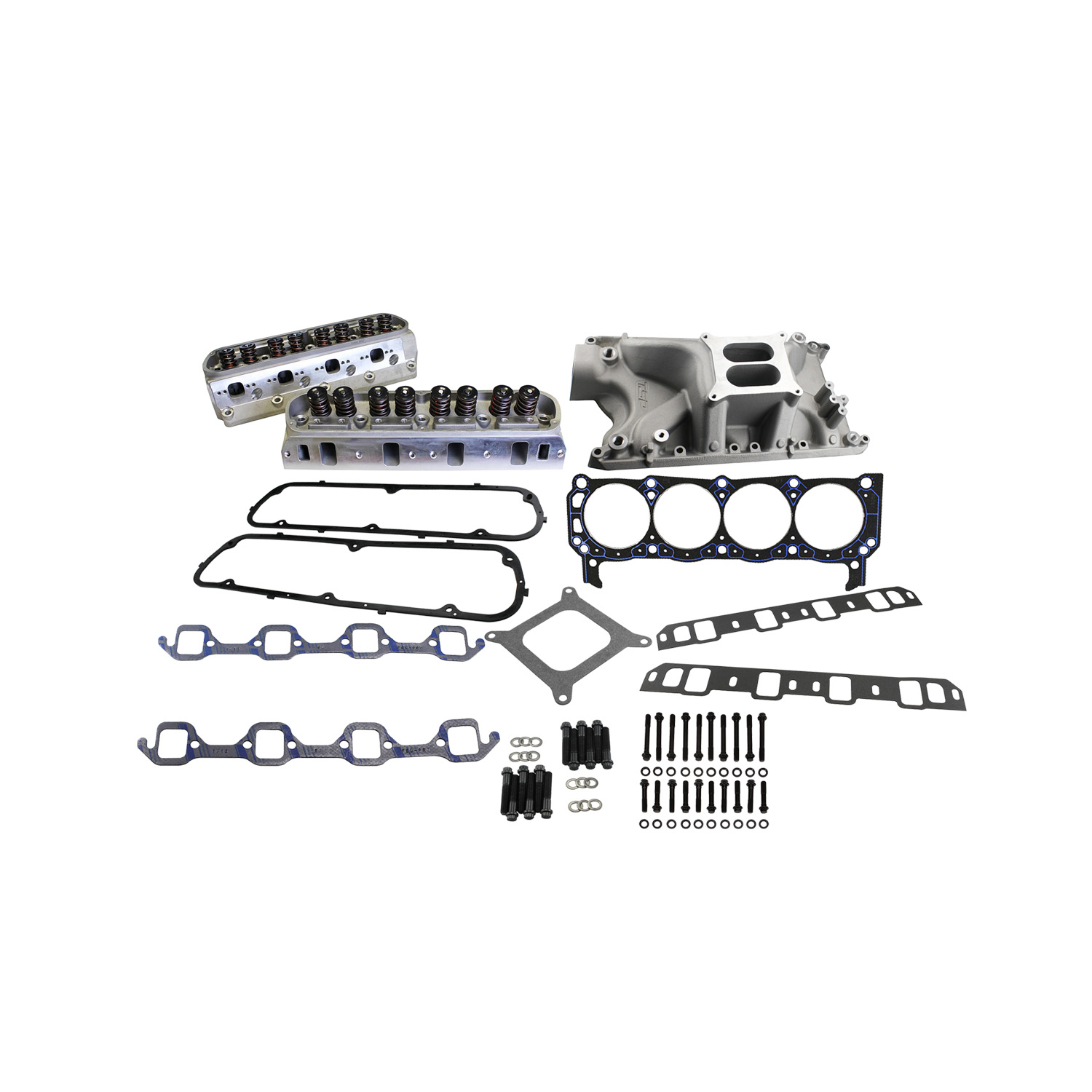Power Products, Top of Engine Kit, Ford 351W 185cc, Dual Plane Intake