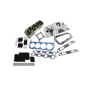 Power Products, Top of Engine Kit, Chev BB 310cc, Single Plane Intake, 1.625