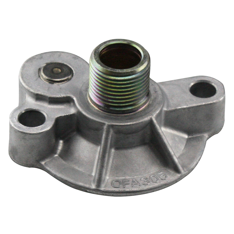 Power Products, Chev Oil Filter Adapter, Chev SB/BB, Plugged Bypass