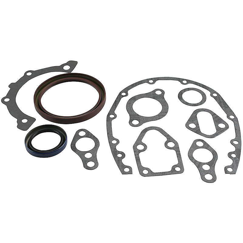 Power Products, Engine Finishing Gasket Set, Chev SB 86-01, w/1 pc Rear Seal