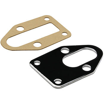 Power Products, Fuel Pump Mounting Plate, Chevrolet Small Block, Sold as Each