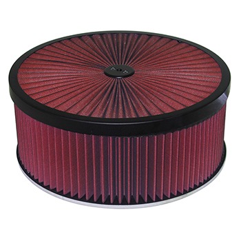 Power Products, Flo-Thru Dominator Base Air Cleaner, 14