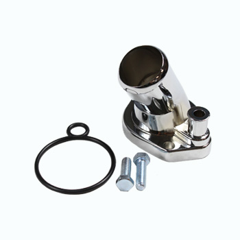 Power Products, Chrome Water Neck w/ O-Ring, Ford Small Block, Sold as Kit