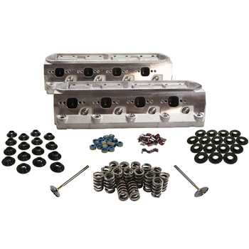 Power Products, Ford SB (289-351W), Aluminum Cylinder Head, 200cc/58cc, Assembled, Hyd. FT, Pair