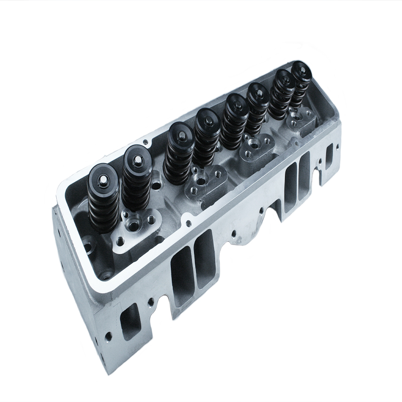 Power Products, Cylinder Heads, Chev SB, Aluminum, 220/68cc, Straight Plug, Assembled (Hyd. Flat Tappet), Pair