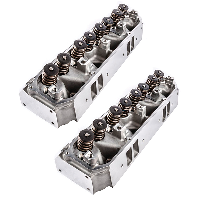 Power Products, Chrysler BB Aluminum Head, 210cc/70cc, Assembled, Hydraulic Roller, Pair