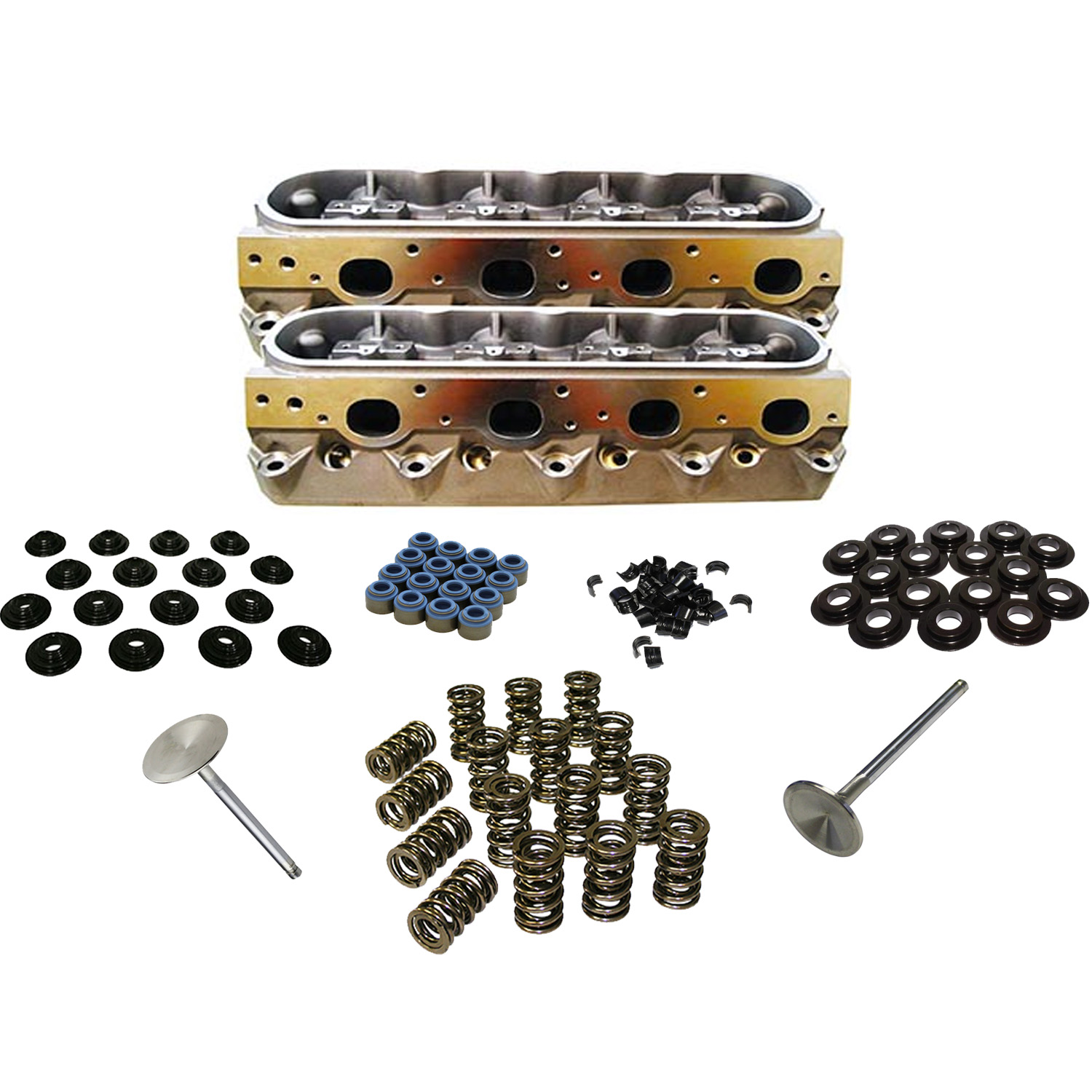 Power Products, Power Plus GM LS3 Square Port Heads, Assm.