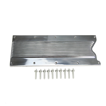 Power Products, Finned Valley Covers, LS1/6, Polished Finish