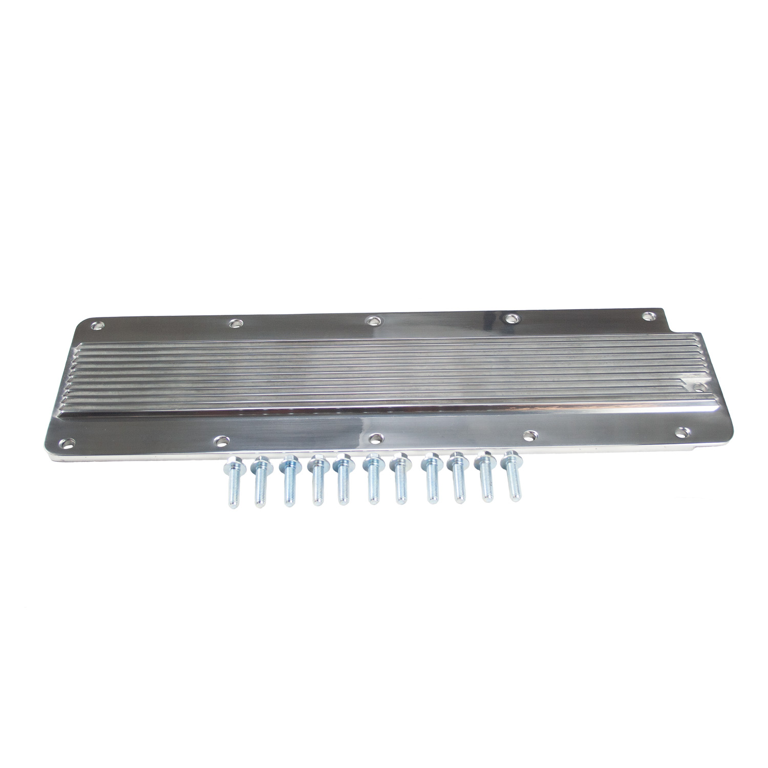 Power Products, Finned Valley Covers, LS2/3, Polished Finish