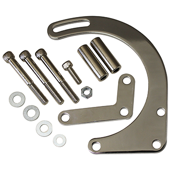 Power Products, Low-Mount Altenator Bracket, Chevrolet Small Block, Short Water Pump