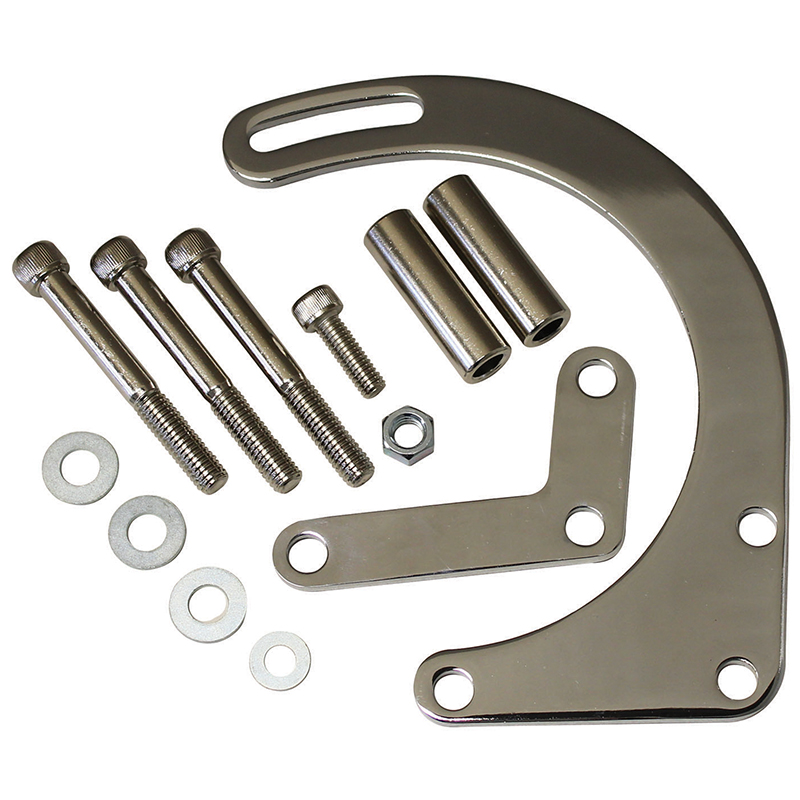 Power Products, Low-Mount Altenator Bracket, Chevrolet Small Block, Short Water Pump