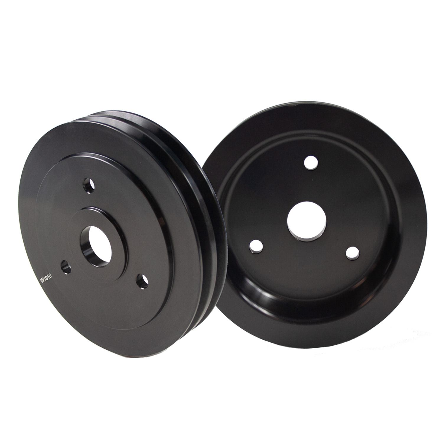 Power Products, Billet Style Aluminum Crankshaft Pulley, Chevrolet Big Block, Short WP, Double Groove