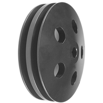 Power Products, Billet Style Power Steering Aluminum Pulley, Chevrolet Small Block/Big Block, Double Groove