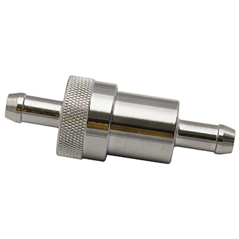 Power Products, Chrome Street Fuel Filter, 3/8