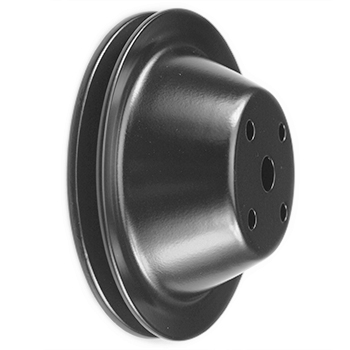 Power Products, Water Pump Steel Pulley, Chevrolet Small Block, Long Water Pump, Single Groove